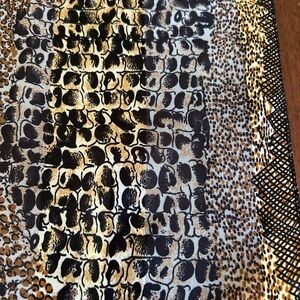 Alligator/snake Print ladies rectangular 13 @ by 56” Scarf